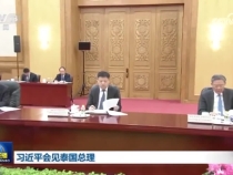 习近平会见泰国总理佩通坦