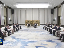 习近平会见韩国国会议长禹元植