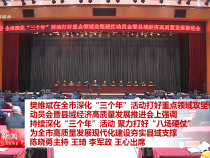 樊维斌在全市深化“三个年”活动打好重点领域攻坚硬仗动员会暨县域经济高质量发展推进会上强调 持续深化“三个年”活动 聚力打好“八场硬仗” 为全市高质量发展现代化建设夯实县域支撑 陈晓勇主持 王琦 李军政 王心出席