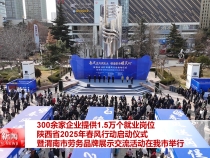 300余家企业提供1.5万个就业岗位 陕西省2025年春风行动启动仪式暨渭南市劳务品牌展示交流活动在我市举行
