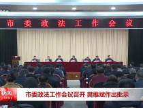 市委政法工作會議召開 樊維斌作出批示