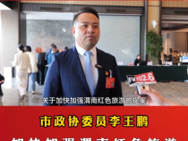 市政协委员李王鹏：加快加强渭南红色旅游