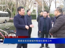 菊峰走街巡查城市精细化管理工作
