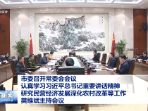 市委召開常委會會議 認真學習習近平總書記重要講話精神 研究民營經濟發展深化農村改革等工作 樊維斌主持會議