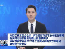 市委召開常委會會議 學習貫徹習近平總書記在審閱有關同志述職報告時提出的重要要求 審議市委常委會2025年工作要點和有關方案意見 樊維斌主持會議