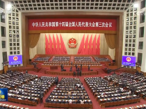 十四届全国人大三次会议举行第二次全体会议 习近平等出席