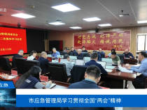 【渭南應急】市應急管理局學習貫徹全國兩會精神