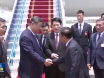 习近平抵达河内对越南进行国事访问