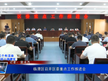 臨渭區召開區委重點工作推進會