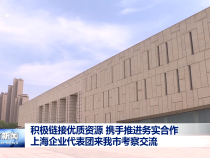 積極鏈接優質資源 攜手推進務實合作 上海企業代表團來我市考察交流