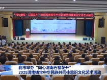 我市舉辦“同心渭南·石榴花開”2025渭南鑄牢中華民族共同體意識文化藝術活動
