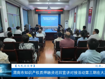 【為民辦實(shí)事】渭南市知識(shí)產(chǎn)權(quán)質(zhì)押融資巡回宣講對(duì)接活動(dòng)第三期在大荔舉辦