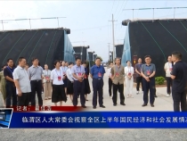 臨渭區(qū)人大常委會(huì)視察全區(qū)上半年國民經(jīng)濟(jì)和社會(huì)發(fā)展情況