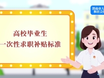 高校畢業生一次性求職補貼標準