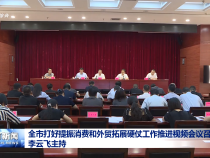 全市打好提振消費和外貿(mào)拓展硬仗工作推進視頻會議召開 李云飛主持