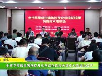 全市蘋果病蟲害防控及化學(xué)疏花疏果關(guān)鍵技術(shù)培訓(xùn)會(huì)召開