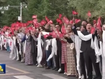 習近平在出席西藏自治區成立60周年慶祝活動后返回北京(1)