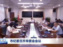 市紀委召開常委會會議