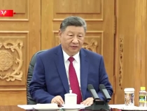 習近平：很高興時隔六年再次與金正恩總書記同志會晤