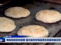 渭南招商項目展播 潼關縣肉夾饃品牌總部基地建設項目