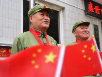 富平縣梅家坪社區老兵攜紅色記憶潤童心