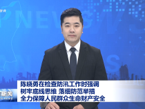 陳曉勇在檢查防汛工作時強調 樹牢底線思維 落細防范舉措 全力保障人民群眾生命財產安全