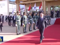 △視頻丨習(xí)近平出席韓國(guó)總統(tǒng)舉行的歡迎儀式