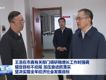王浩在市直有關(guān)部門調(diào)研穩(wěn)增長(zhǎng)工作時(shí)強(qiáng)調(diào) 錨定目標(biāo)不動(dòng)搖 加壓奮進(jìn)抓落實(shí) 堅(jiān)決實(shí)現(xiàn)全年經(jīng)濟(jì)社會(huì)發(fā)展目標(biāo)