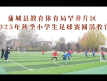 蒲城縣教育體育局罕井片區2025年秋季小學生足球賽圓滿收官