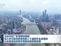 習(xí)近平在廣東考察時(shí)強(qiáng)調(diào) 深入學(xué)習(xí)宣傳貫徹黨的二十屆四中全會(huì)精神 以全面深化改革開放推動(dòng)高質(zhì)量發(fā)展