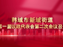 韓城市新城街道第一屆議政代表會第二次會議召開