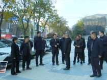 菊峰帶隊“走街”巡查城市精細化管理工作