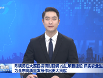 陳曉勇在大荔縣調(diào)研時(shí)強(qiáng)調(diào) 推進(jìn)項(xiàng)目建設(shè) 抓實(shí)農(nóng)業(yè)生產(chǎn) 為全市高質(zhì)量發(fā)展作出更大貢獻(xiàn)