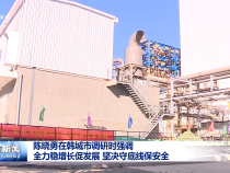 陳曉勇在韓城市調研時強調 全力穩增長促發展 堅決守底線保安全