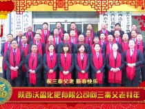 陕西沃盈化肥有限公司向三秦父老拜年