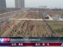 渭南经开区组织开展义务植树活动