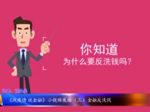 《战疫情 说金融》小视频展播（三）金融反洗钱