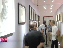 青年教师成鹏飞 韦充绘画双人画展在渭南中学举办