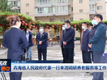 青海省人民政府代表一行来渭调研养老服务等工作
