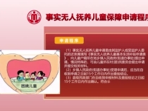 民政政策一点通 保障事实无人抚养儿童 这样申请补贴