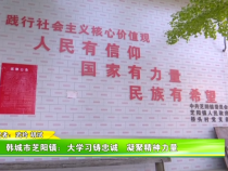 韓城市芝陽鎮(zhèn)：大學習鑄忠誠 凝聚精神力量