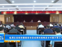 临渭区安排部署脱贫攻坚成果衔接推进乡村振兴等工作
