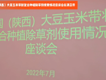 全国（陕西）大豆玉米带状复合种植除草剂使用情况座谈会在渭召开