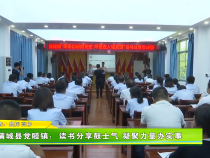 蒲城县党睦镇：读书分享鼓士气 凝聚力量办实事