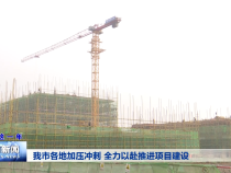 我市各地加压冲刺 全力以赴推进项目建设