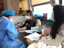 渭南市卫健委举办“博爱助力文明 献血共抗疫情”无偿献血公益活动