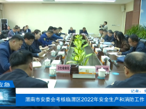 渭南市安委会考核临渭区2022年安全生产和消防工作