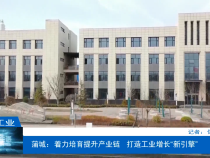【渭南工信】蒲城：着力培育提升产业链  打造工业增长“新引擎”