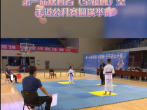 第一届陕西省（全接触）空手道公开赛圆满举行