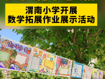 渭南小学开展数学拓展作业展示活动
